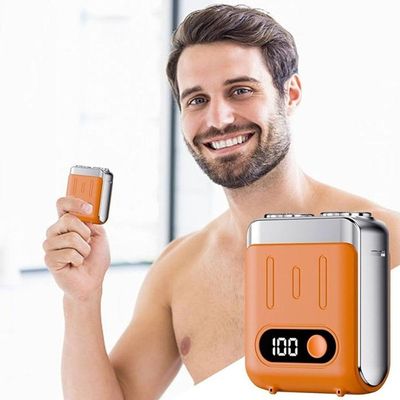 Mini Barbeador Elétrico Navalha 2 Navalhas Prova D'Água