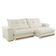 Sofá Dubai Linho 02 Módulos De 100 Cm B25 Cm Meu Sofá Online A302 Linho Branco