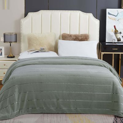 Cobertor Manta Himaláia Queen Ultrasoft Dupla Face - Cinza - 100% Poliéster
