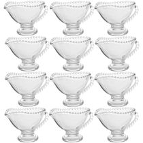 12 Molheiras de Cristal com Alça 140ml para Hotéis Pousadas Servir Molhos Caldas Wolff