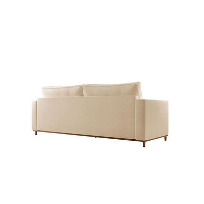 Sofá Djon 02 Módulos De 90cm B20cm Meu Sofá Online A294 Linho Creme