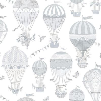 Papel De Parede Just 4 Kids Balões G56542 - Rolo 10m X 0,52m