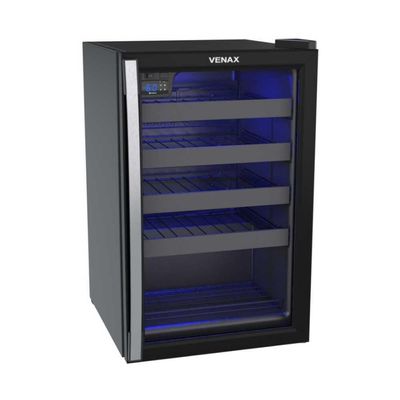 Adega Piubella 100 Para 24 Garrafas 82 Litros Preto 220v - Venax