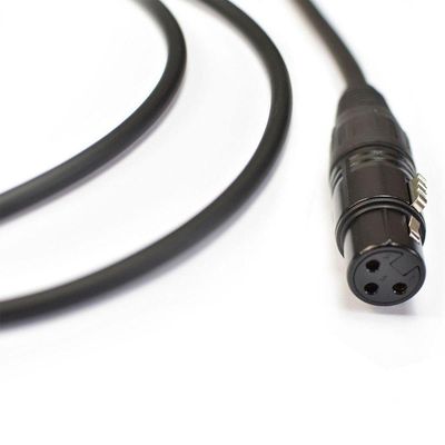Cabo Para Microfone Ninja Lw 0,20 Mm Conector Xlr Macho/...