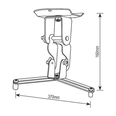 Suporte Para Projetor Brasforma - Sbrp757