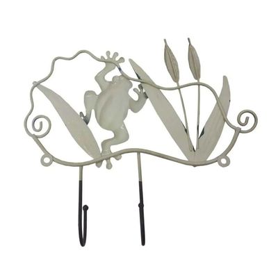 Gancho Ferro Enfeite Sapo Kit 4 Uni Porta Chaves Chapeu Bone Decoraçao Parede Pendura Casa Quarto Sala