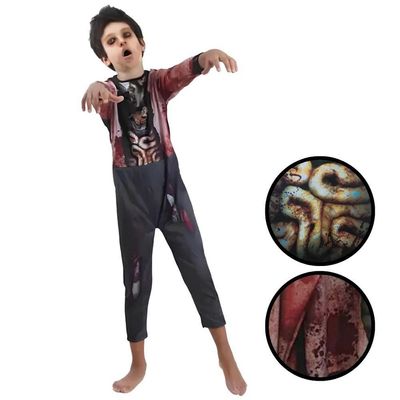 Fantasia De Zumbi Masculino Infantil Tamanho G