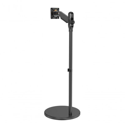 Suporte Móvel Para Monitor E Tv Até 35 Com Regulagem De Inclinação Octoo Smart Up - Preto