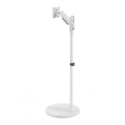 Suporte Móvel Para Monitor E Tv Até 35 Com Regulagem De Inclinação Octoo Smart Up - Branco