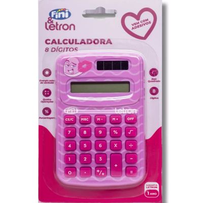 CALCULADORA FINI BEIJINHO ENERGIA SOLAR E ADESIVOS - LETRON