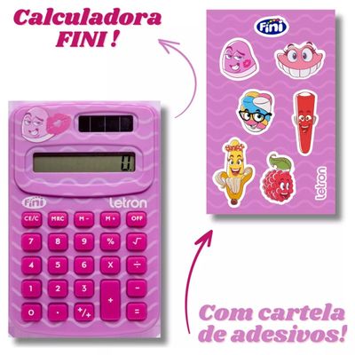 CALCULADORA FINI BEIJINHO ENERGIA SOLAR E ADESIVOS - LETRON