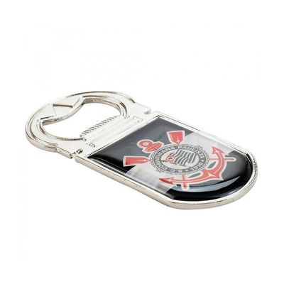 Abridor Garrafas Corinthians Com Ímã 9x4,5cm Oficial