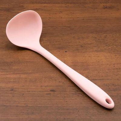 Kit 3 Conchas de Cozinha 27cm Silicone Rosa para Servir Sopa Feijão Molhos Ou