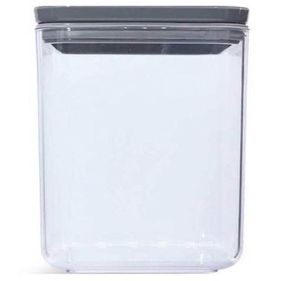 Kit 12 Potes Herméticos de Plástico 1L Potinhos com Tampa Porta Mantimentos Chumbo Plasvale