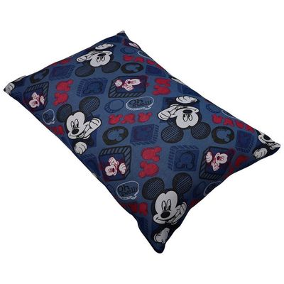 Fronha Portallar Malha Estampada Disney Mickey Simpatico 48cmx68cm Azul