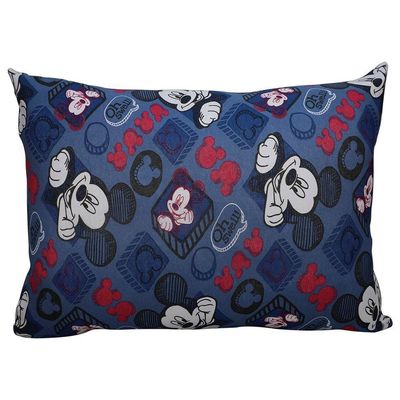 Fronha Portallar Malha Estampada Disney Mickey Simpatico 48cmx68cm Azul