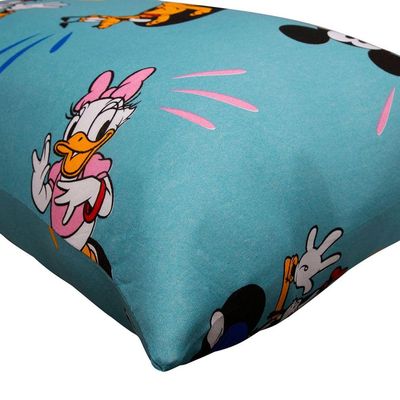 Fronha Portallar Malha Estampada Disney Mickey Feliz 48cmx68cm Verde
