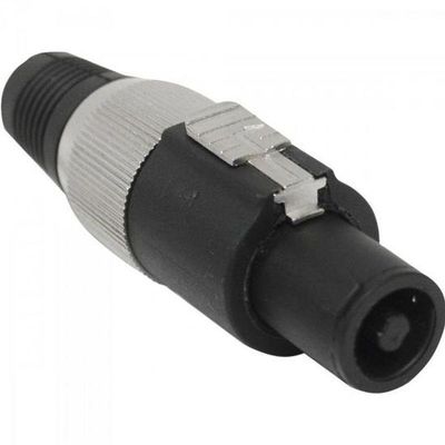 Conector Speakon De Linha Macho 4 Pólos Pgsp0004...