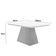 Mesa Sala De Jantar Aida 120cm Em Mdf E Vidro Off White