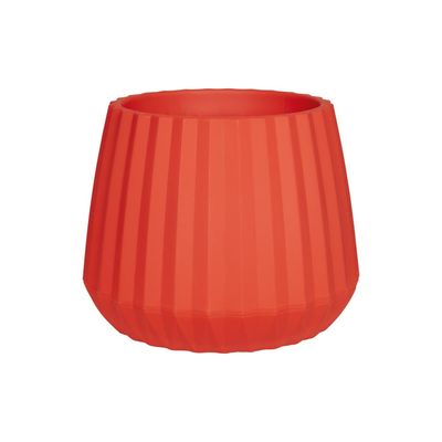 Vaso Cachepot Wave 37cm Argila