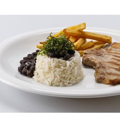 Conjunto de 24 Pratos Rasos de Porcelana Classe Única Iguaçu Germer 25cm Branco