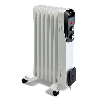 Aquecedor De Ambiente Britânia A óleo Baq1720b Branco 220v