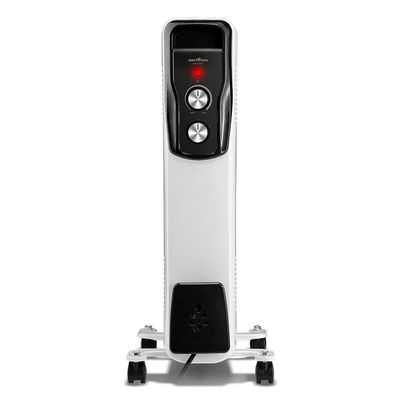 Aquecedor De Ambiente Britânia A óleo Baq1720b Branco 220v