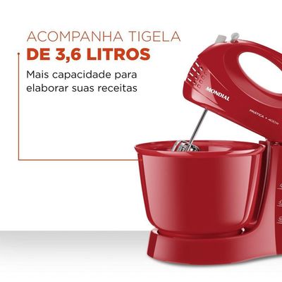Batedeira Mondial Power Prática B-44-r Batedeira B-44-r 220v/60hz . 220V