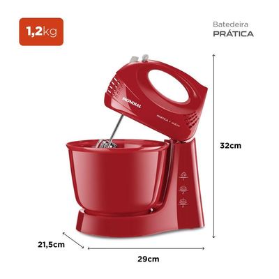 Batedeira Mondial Power Prática B-44-r Batedeira B-44-r 220v/60hz . 220V