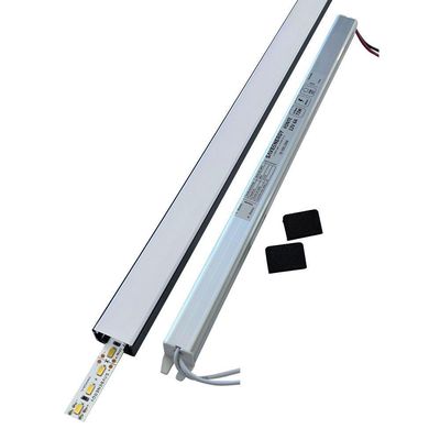 Perfil De Led De Sobrepor Save Energy Lls Flex Ii 3 Metros Com Led 3000k Luz Amarela Preto {observacao_cor}