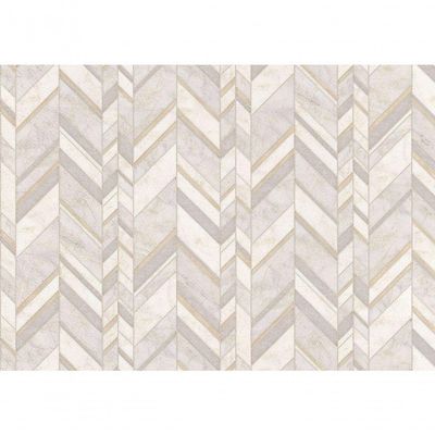 Papel De Parede Terra Gracia Herringbone Marbe (cream Beige) 831051 Terra Gracia 831051