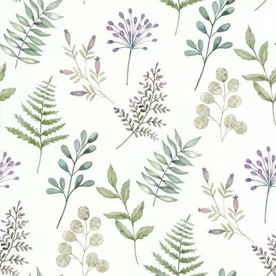 Papel De Parede Sejours Et Chambres Petites Plantes 51194304 - Rolo 10m X 0,53m
