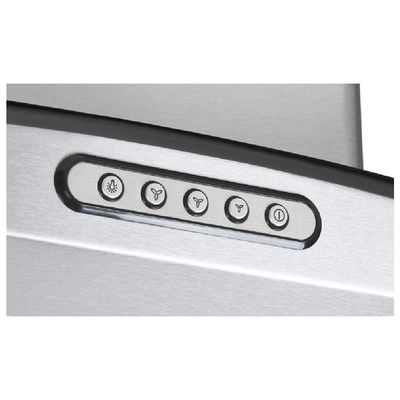 Coifa Ilha 75cm Vidro Curvo Fogatti Inox 220v