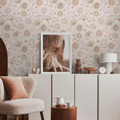 Papel de Parede House of Turnowsky Floral Bege 388994