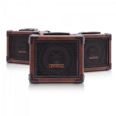 Caixa Multiuso 20w Bluetooth/usb/sd/fm Iron 80 Marrom