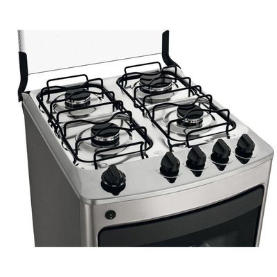 Fogão De Piso 4 Bocas Automático Forno 58L Cfo4 Consul Inox Bivolt Bivolt