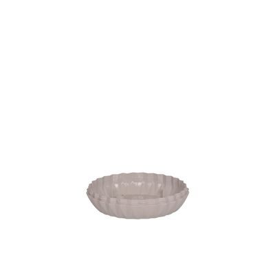 Vaso Cachepot Wave 15cm Branco Antigo