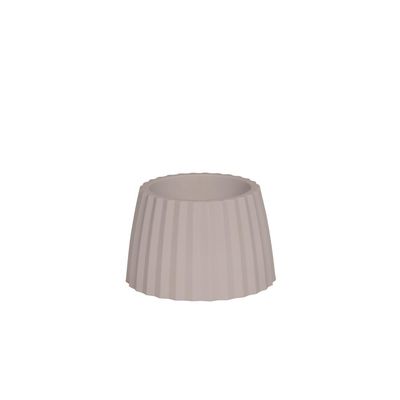 Vaso Cachepot Wave 15cm Branco Antigo