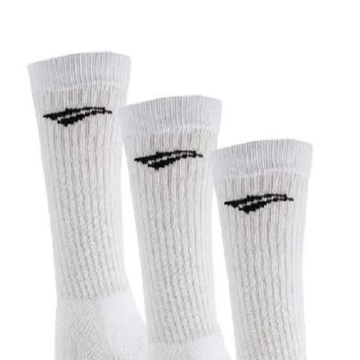 Meia Penalty Esp Cano Alto 3 Pares 33/38 / PRETO