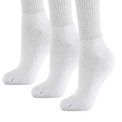 Meia Penalty Esp Cano Alto 3 Pares 33/38 / PRETO