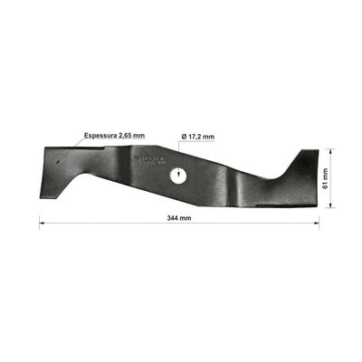 Lâmina de Reposição 350 mm Tramontina para Cortador de Grama CE35M2 e CE35P