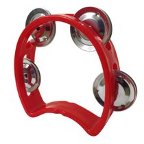 Kit 10 Pandeiros Meia Lua Infantil Vermelho New York