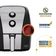 Air Fryer Britânia 9L 2000W Antiaderente Redstone BAF90A 220V