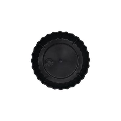 Vaso Cachepot Wave 19cm Preto