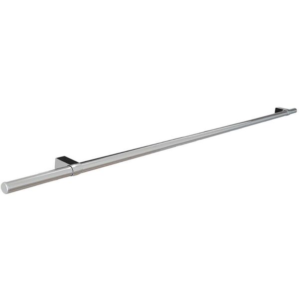 Barra De Utensílios Suporte De Cozinha Redonda Aço Inox 100cm
