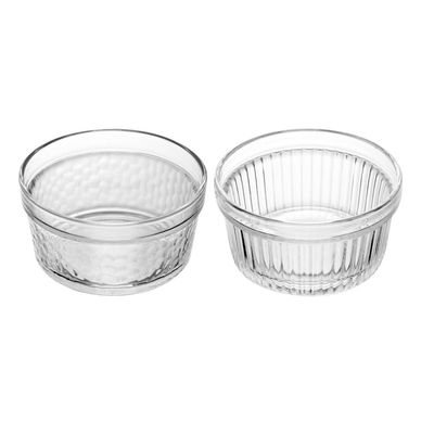 Ramekin de Vidro 90ml Lyor 7x3cm Servir Molhos Temperos Grãos Porções Individuais
