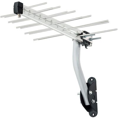Antena Digital Ext Log p/Tv Hdtv/Uhf c/Kit De Instalação