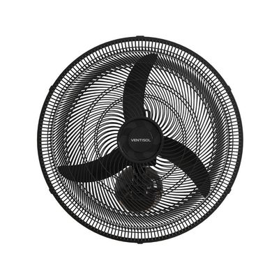 Ventilador De Parede Ventisol Oscilante New 50cm Preto 220V