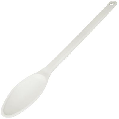 3 Colheres Grande para Restaurante Cozinha Industrial 59cm Plásticas Brancas Cinquetti