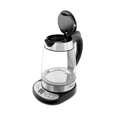 Chaleira Elétrica Philco Pchd Digital Glass 1,7 Litros Transparente 127v